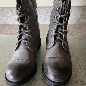 Women's I.D Required Rogue Gray Combat Boots Size 7M Brand Ne
